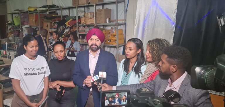 A meeting and show casing tikun coffee for the world Bank president | Ajay Banga